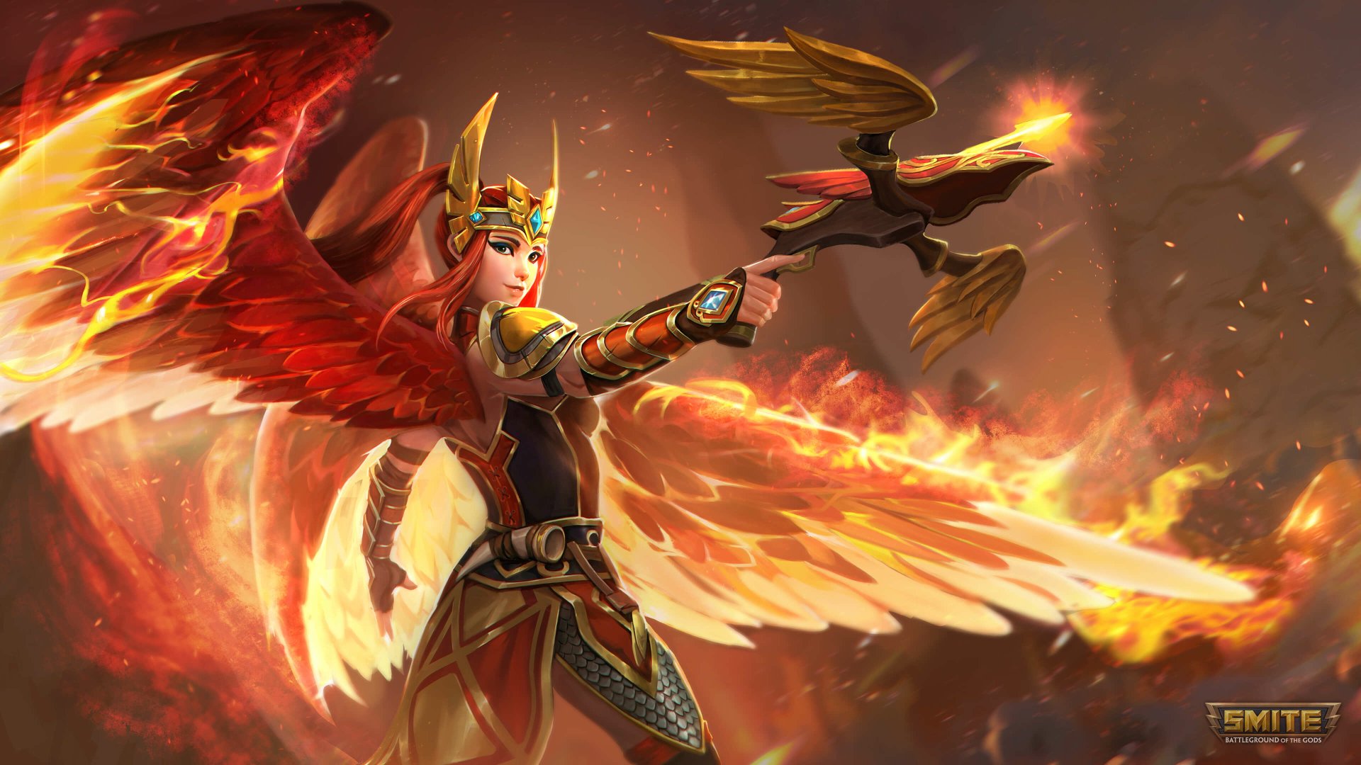 Download Jing Wei (Smite) Video Game Smite 4k Ultra HD Wallpaper