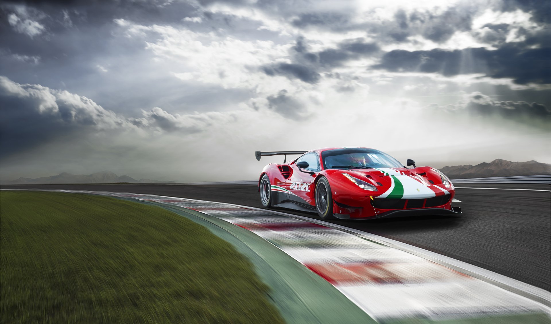 Download Racing Race Car Supercar Car Ferrari Ferrari 488 Vehicle Ferrari 488 GT3 Evo 4k Ultra HD Wallpaper