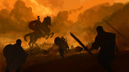 sword battle warrior roman centurion artistic fantasy fantasy warrior HD Desktop Wallpaper | Background Image