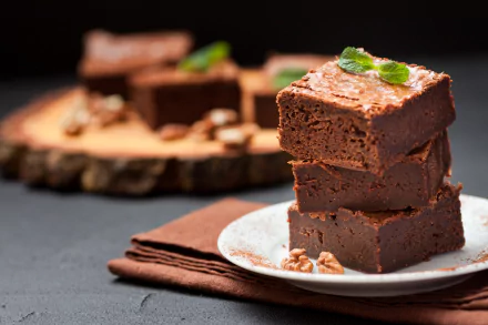 food brownie HD Desktop Wallpaper | Background Image