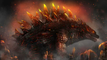 fantasy Godzilla HD Desktop Wallpaper | Background Image