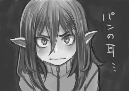 Black & White Anime Original Black And White Anime HD Desktop Wallpaper | Background Image