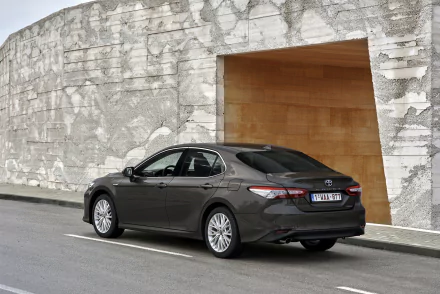 black car compact car car Toyota vehicle Toyota Camry HD Desktop Wallpaper | Background Image