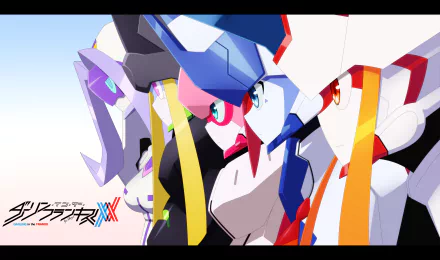 Chlorophytum (Darling in the FranXX) Genista (Darling in the FranXX) Argentea (Darling in the FranXX) Delphinium (Darling in the FranXX) Strelizia (Darling in the FranXX) Anime Darling in the FranXX HD Desktop Wallpaper | Background Image