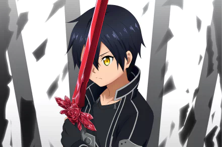 Kazuto Kirigaya Kirito (Sword Art Online) Anime Sword Art Online: Alicization HD Desktop Wallpaper | Background Image