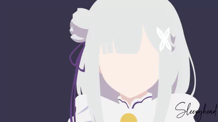 Emilia (Re:ZERO) Anime Re:Zero - Starting Life in Another World HD Desktop Wallpaper | Background Image