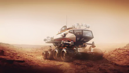 exploration futuristic Sci Fi vehicle HD Desktop Wallpaper | Background Image