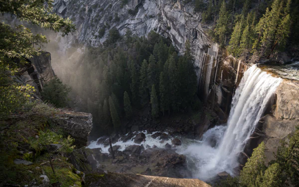 river nature waterfall HD Desktop Wallpaper | Background Image