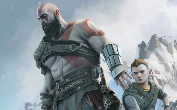 Atreus (God Of War) Kratos (God Of War) video game God of War (2018) HD Desktop Wallpaper | Background Image