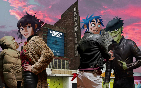 Murdoc (Gorillaz) Russel (Gorillaz) 2D (Gorillaz) Noodle (Gorillaz) music Gorillaz HD Desktop Wallpaper | Background Image