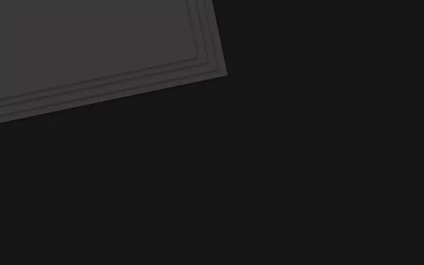 Abstract geometric design featuring overlapping grey rectangles on a black background, rendered in 8K Ultra HD for a sleek PC desktop wallpaper.