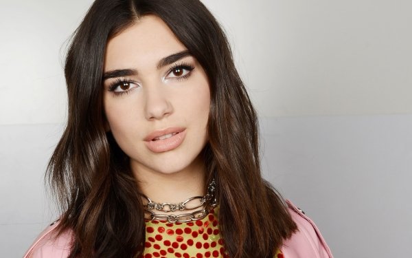 Music Dua Lipa Brunette Singer English Brown Eyes HD Wallpaper | Background Image