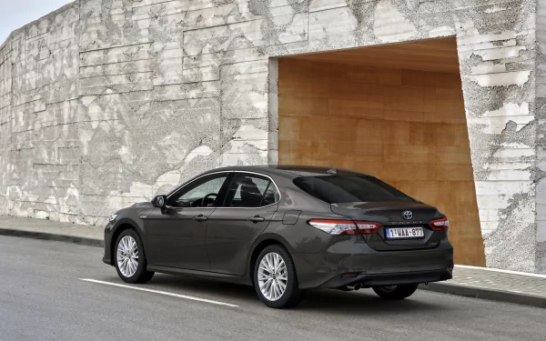 black car compact car car Toyota vehicle Toyota Camry HD Desktop Wallpaper | Background Image