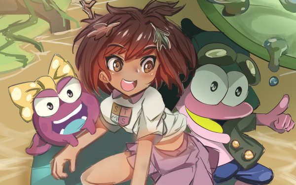 TV Show Amphibia Anne Boonchuy Sprig Plantar Polly Plantar HD Wallpaper | Background Image