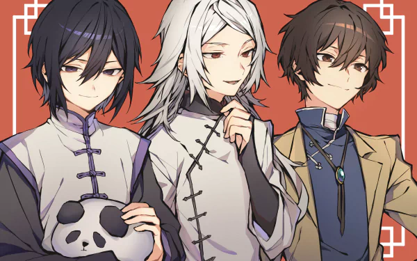 Tatsuhiko Shibusawa Fyodor Dostoyevsky Osamu Dazai Anime Bungou Stray Dogs: Dead Apple HD Desktop Wallpaper | Background Image