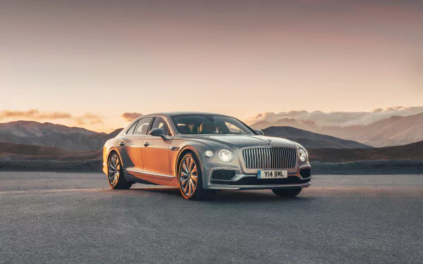 silver car car Bentley vehicle Bentley Flying Spur HD Desktop Wallpaper | Background Image