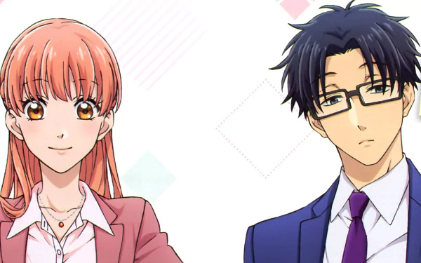 Hirotaka Nifuji Narumi Momose Anime Wotaku ni Koi wa Muzukashii HD Desktop Wallpaper | Background Image