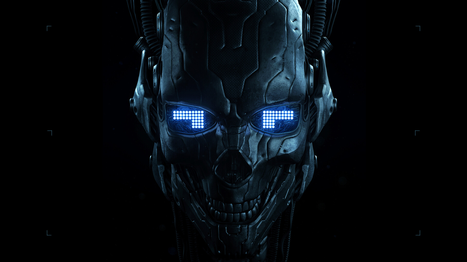 Download Skull Sci Fi Robot HD Wallpaper by Riyahd Cassiem