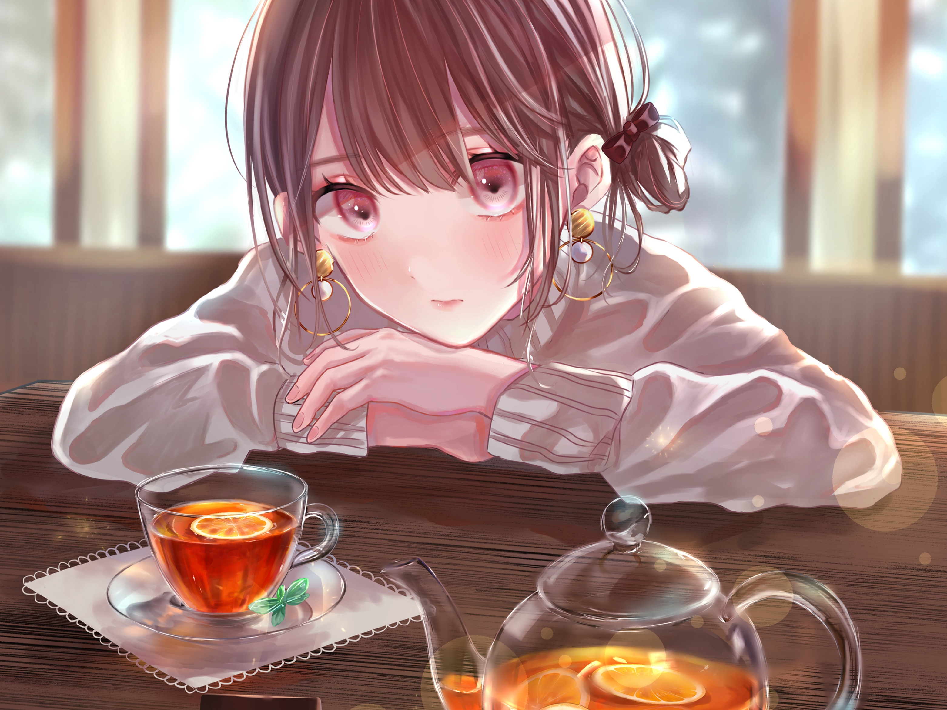 Kawaii Chibi Maruko-Chan Anime Hobby Home Cartoon Teapot Afternoon Tea Pink  Tea Set Birthday Present - AliExpress