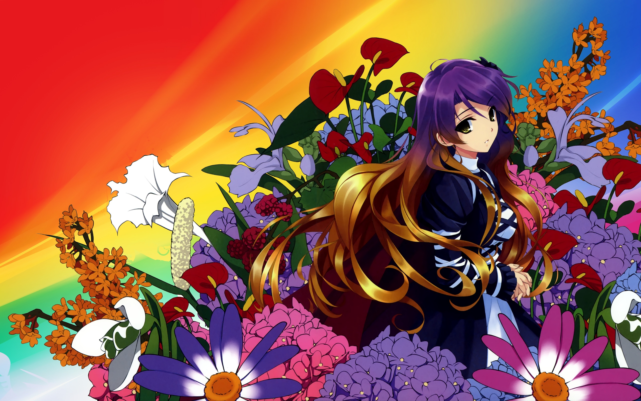 Byakuren Hijiri from Touhou - Anime desktop wallpaper.