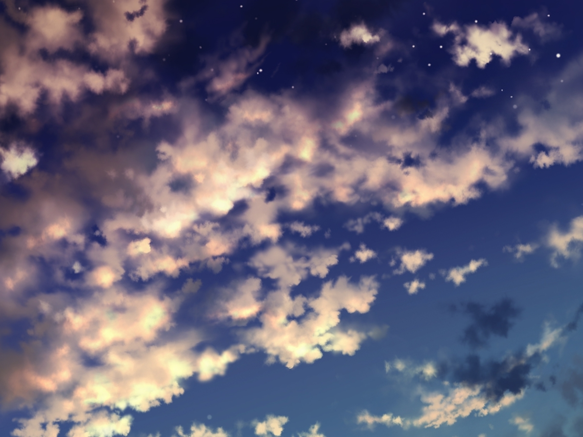 Anime Sky HD Wallpaper by ぺい