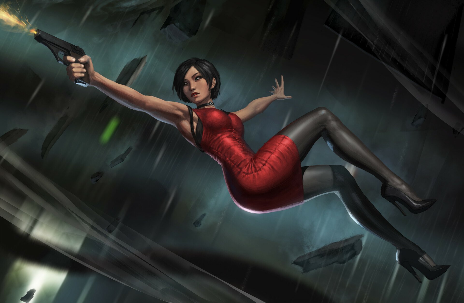 Ada Wong Hd Wallpaper Resurgence By Nikita Volobuev