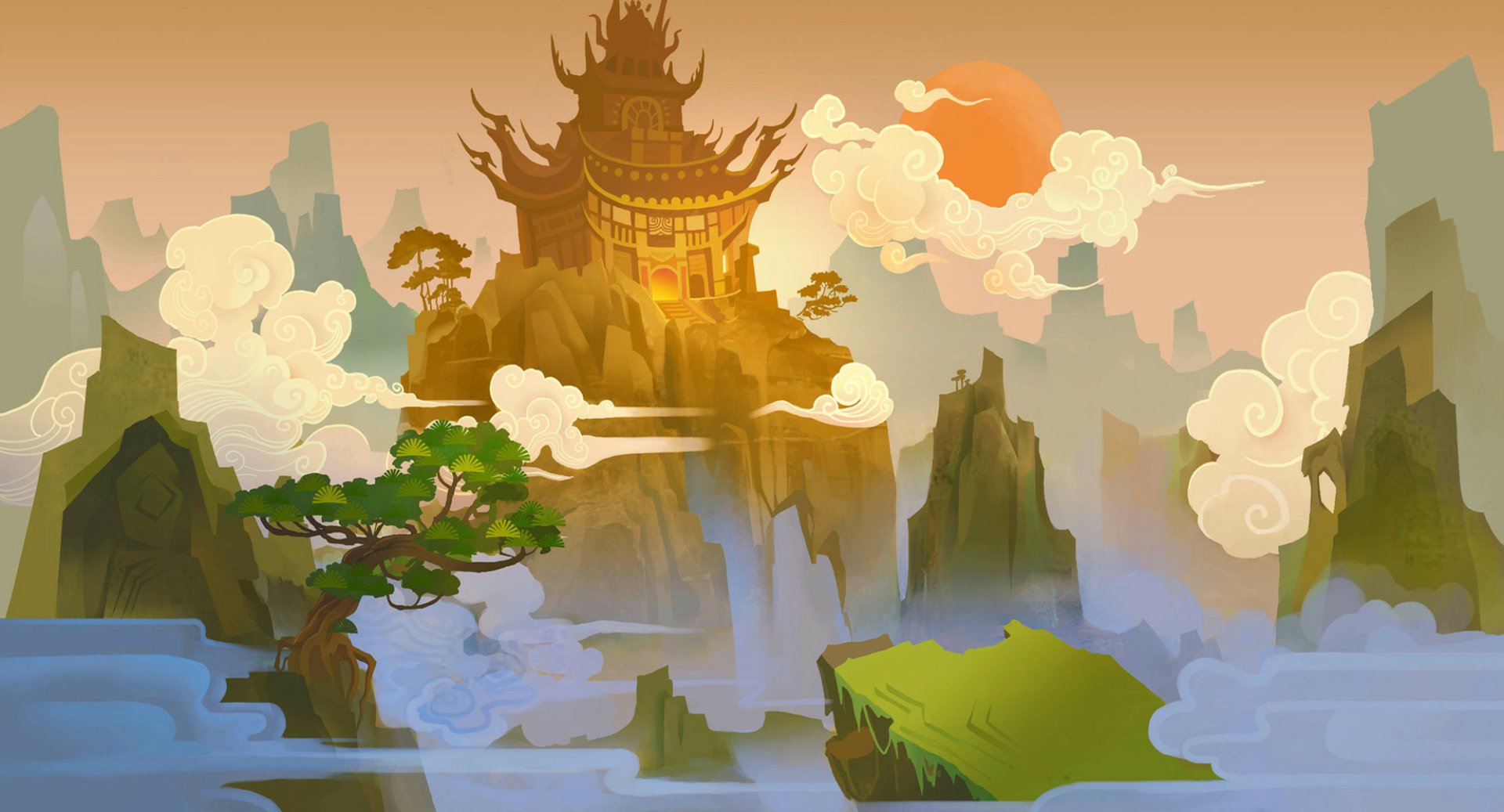 Download Temple Artistic Fantasy HD Wallpaper by Nana X | 2000x1080 ...