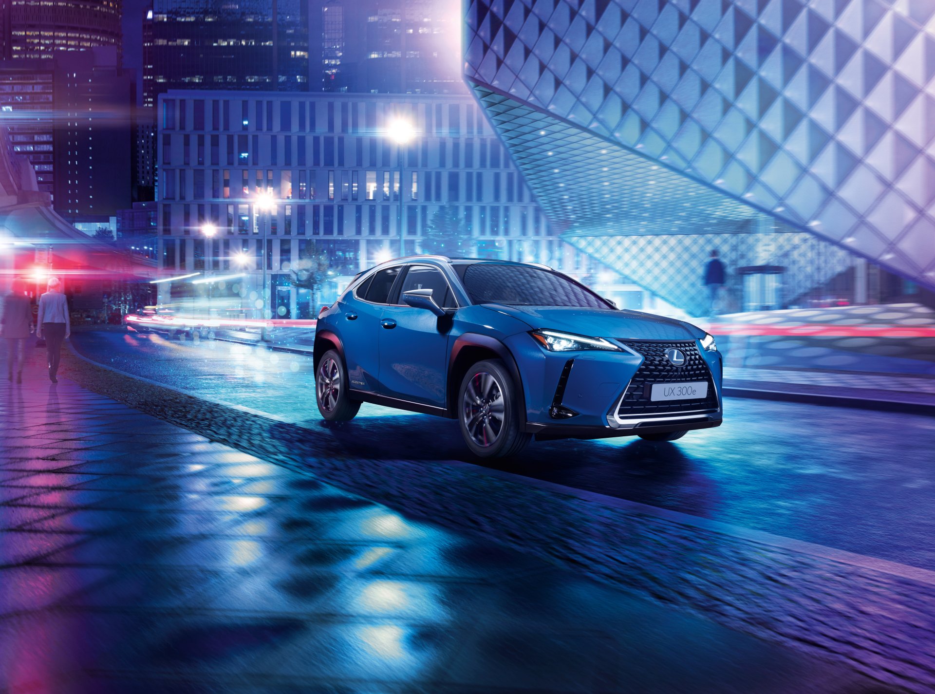 Download Electric Car SUV Car Lexus Vehicle Lexus UX 300e 8k Ultra HD Wallpaper