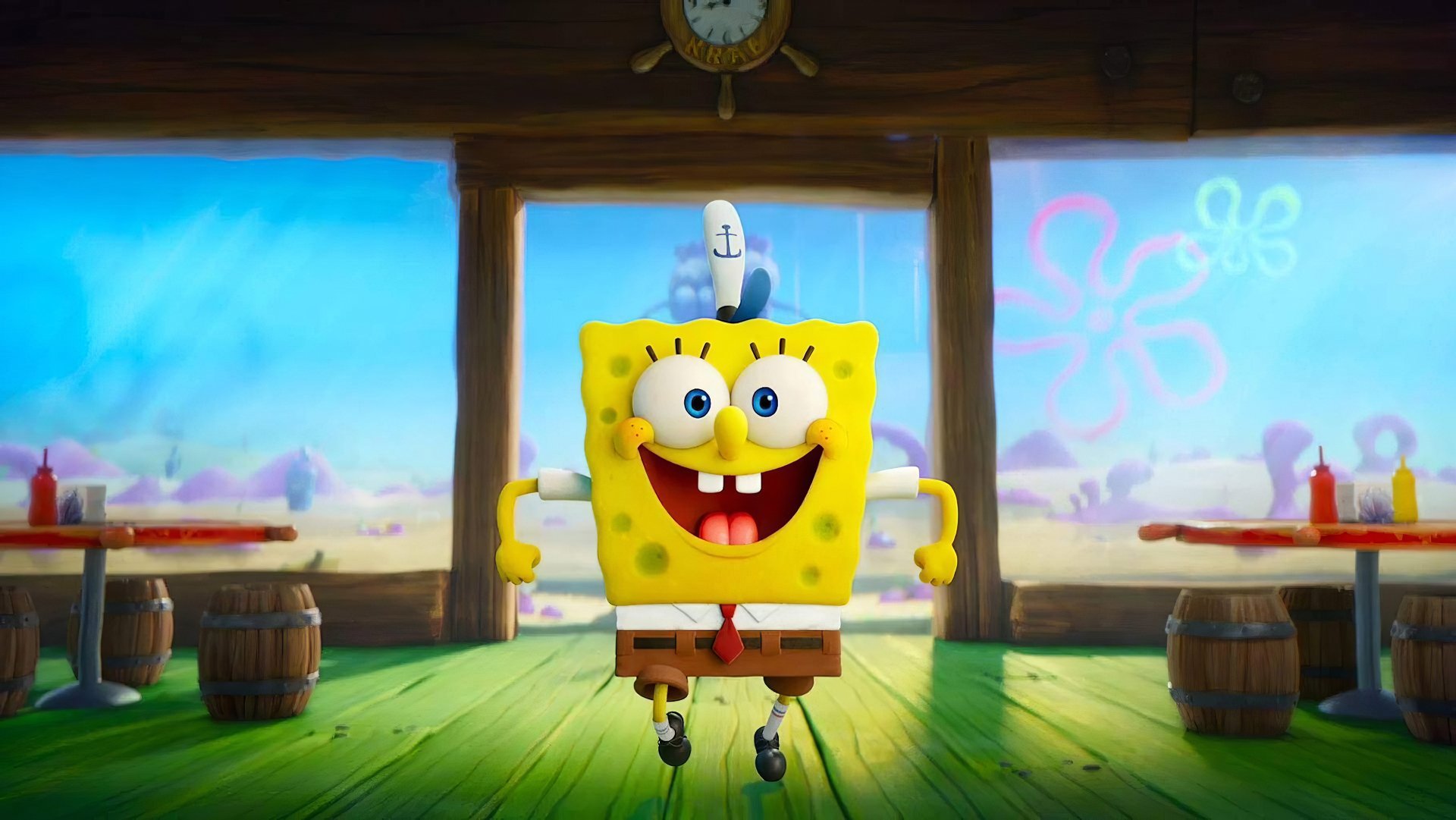 Download SpongeBob SquarePants Movie The SpongeBob Movie Sponge On The Run 4k Ultra HD Wallpaper