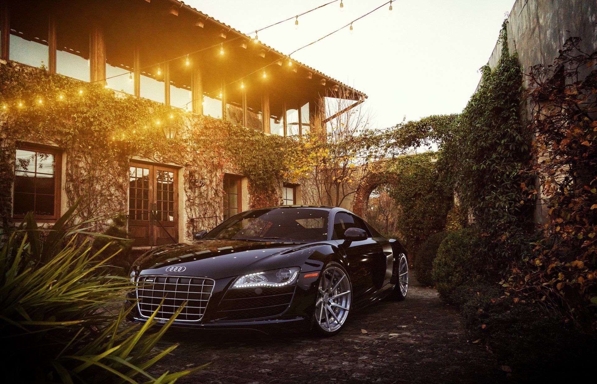 Download Supercar Black Car Car Audi R8 Audi Vehicle Audi R8 V10 HD Wallpaper by Sergey Poltavskiy