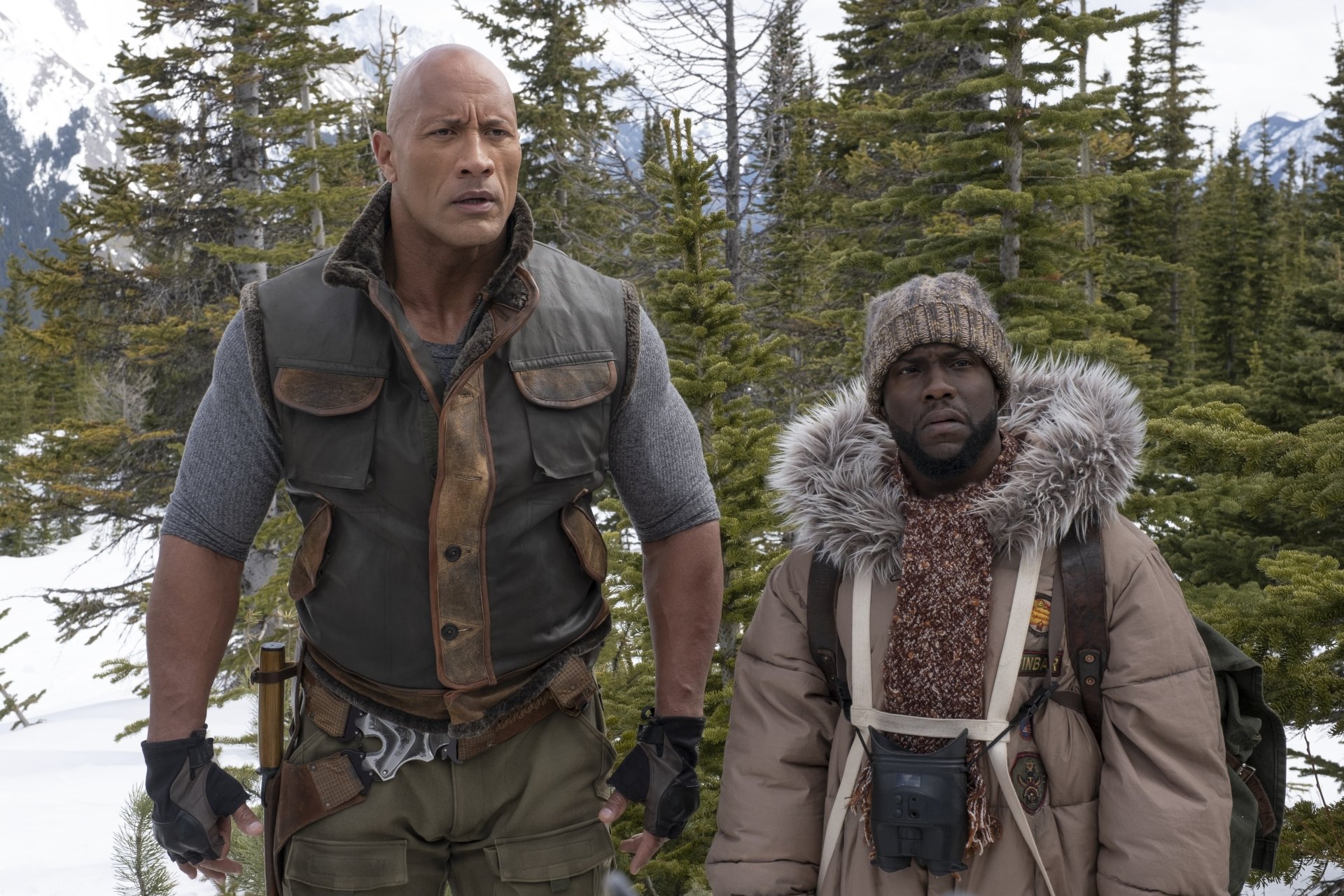 Download Kevin Hart Dwayne Johnson Movie Jumanji: The Next Level 4k Ultra HD Wallpaper