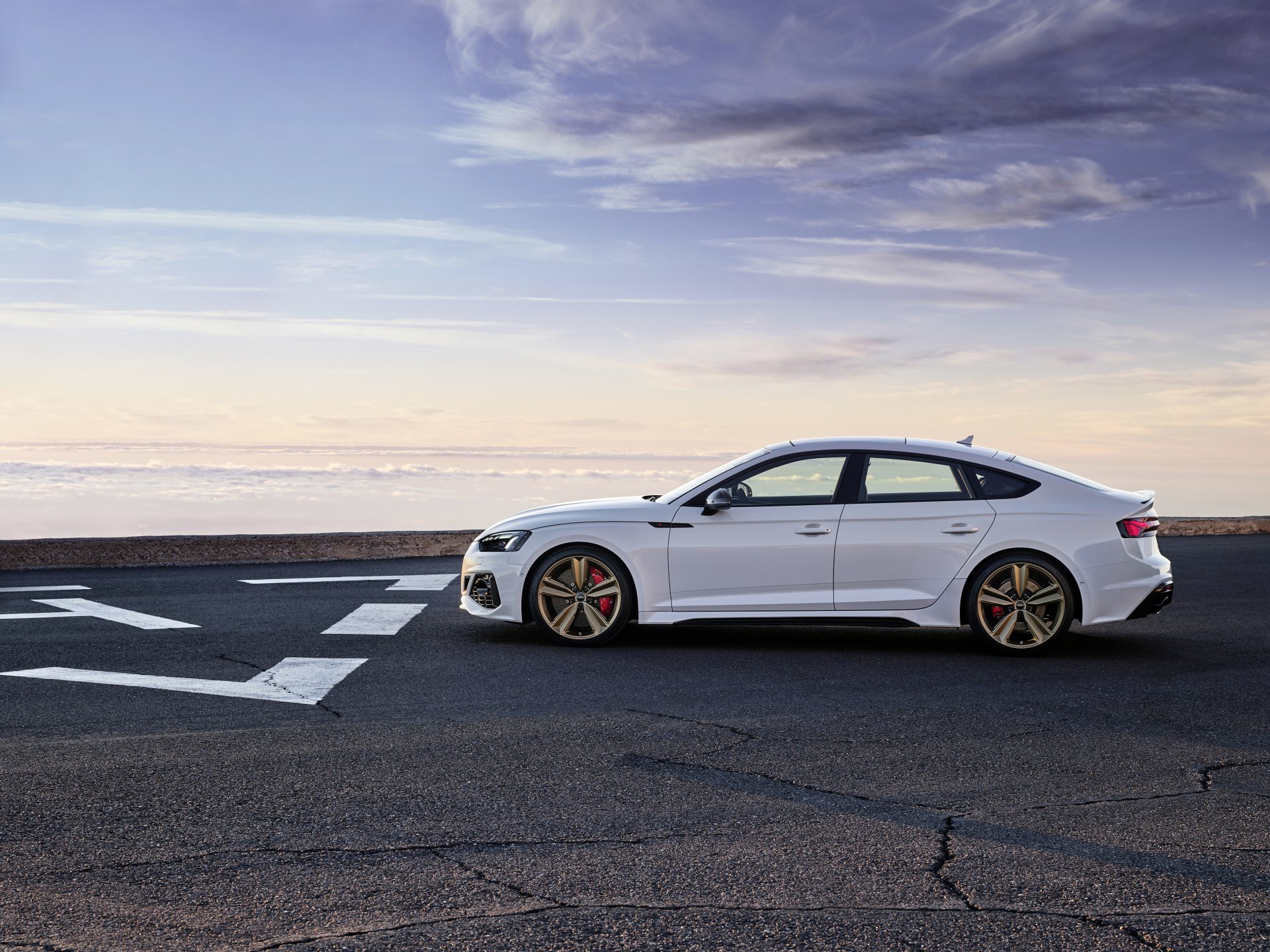 Download White Car Car Audi Vehicle Audi RS5 4k Ultra HD Wallpaper