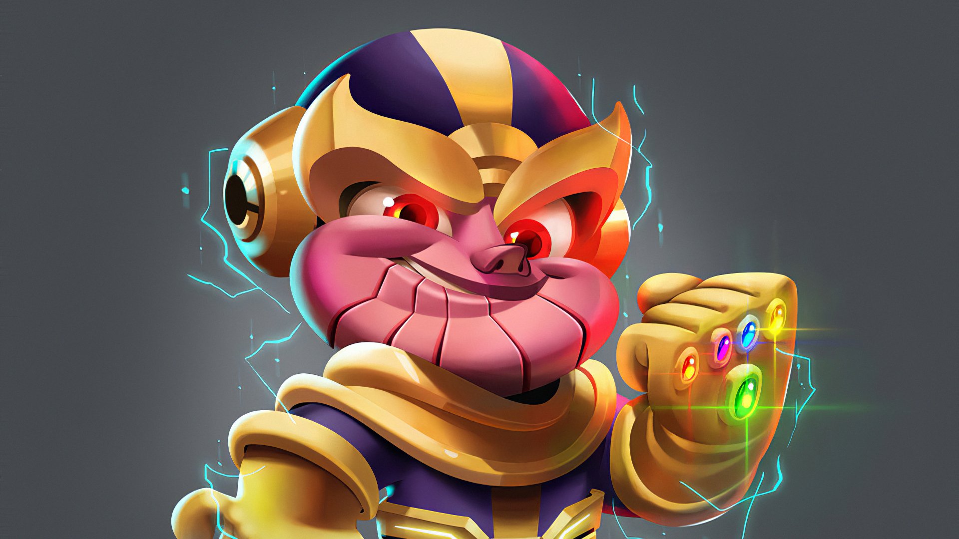 Download Infinity Gauntlet Comic Thanos HD Wallpaper by Kirlley Veloso