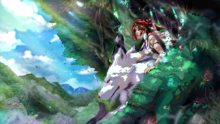 forest Princess Mononoke Anime anime forest HD Desktop Wallpaper | Background Image