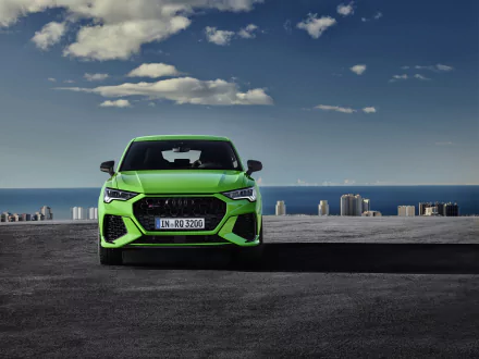 SUV green car car Audi vehicle Audi Q3 HD Desktop Wallpaper | Background Image