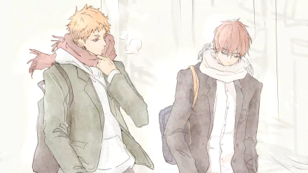 Gaju Akagi Kiyoharu Hyoudou Anime Welcome to the Ballroom HD Desktop Wallpaper | Background Image