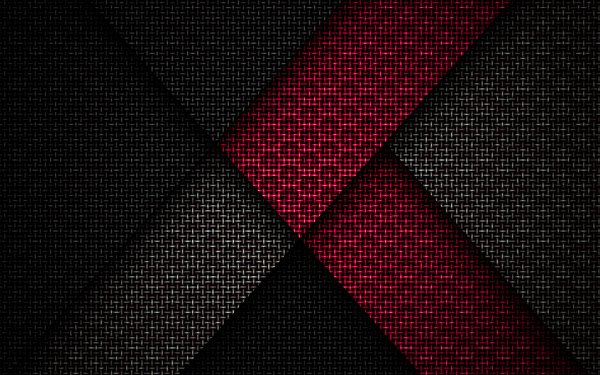 Abstract Shapes Pattern Black Pink HD Wallpaper | Background Image