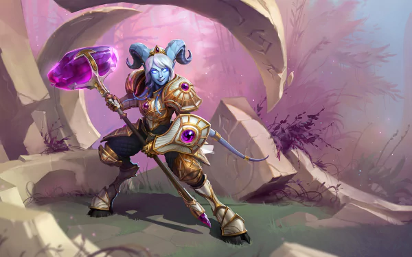 Yrel (Warcraft) video game Heroes of the Storm HD Desktop Wallpaper | Background Image