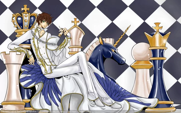 Suzaku Kururugi Anime Code Geass HD Desktop Wallpaper | Background Image