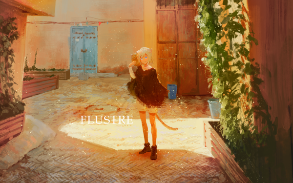 Anime Original Blue Eyes HD Wallpaper | Background Image
