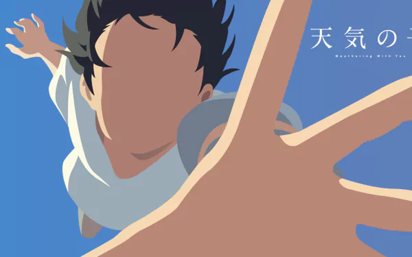 Hodaka Morishima Tenki no ko Anime Weathering with You HD Desktop Wallpaper | Background Image