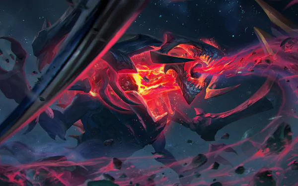  Dark Star Cho'gath Splash Art by Rudy Siswanto