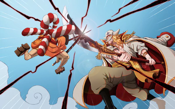 Edward Newgate Kozuki Oden Anime One Piece HD Desktop Wallpaper | Background Image