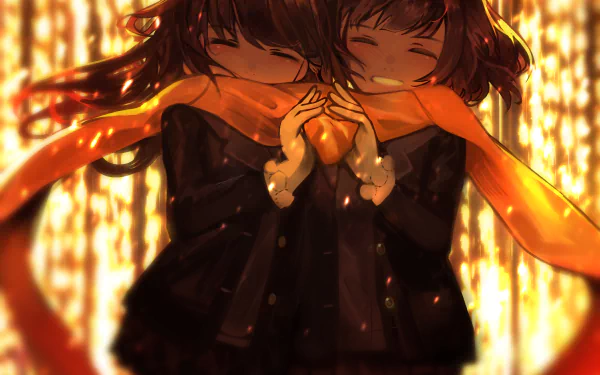 scarf Anime Original HD Desktop Wallpaper | Background Image
