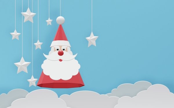 Holiday Christmas Santa Cloud HD Wallpaper | Background Image
