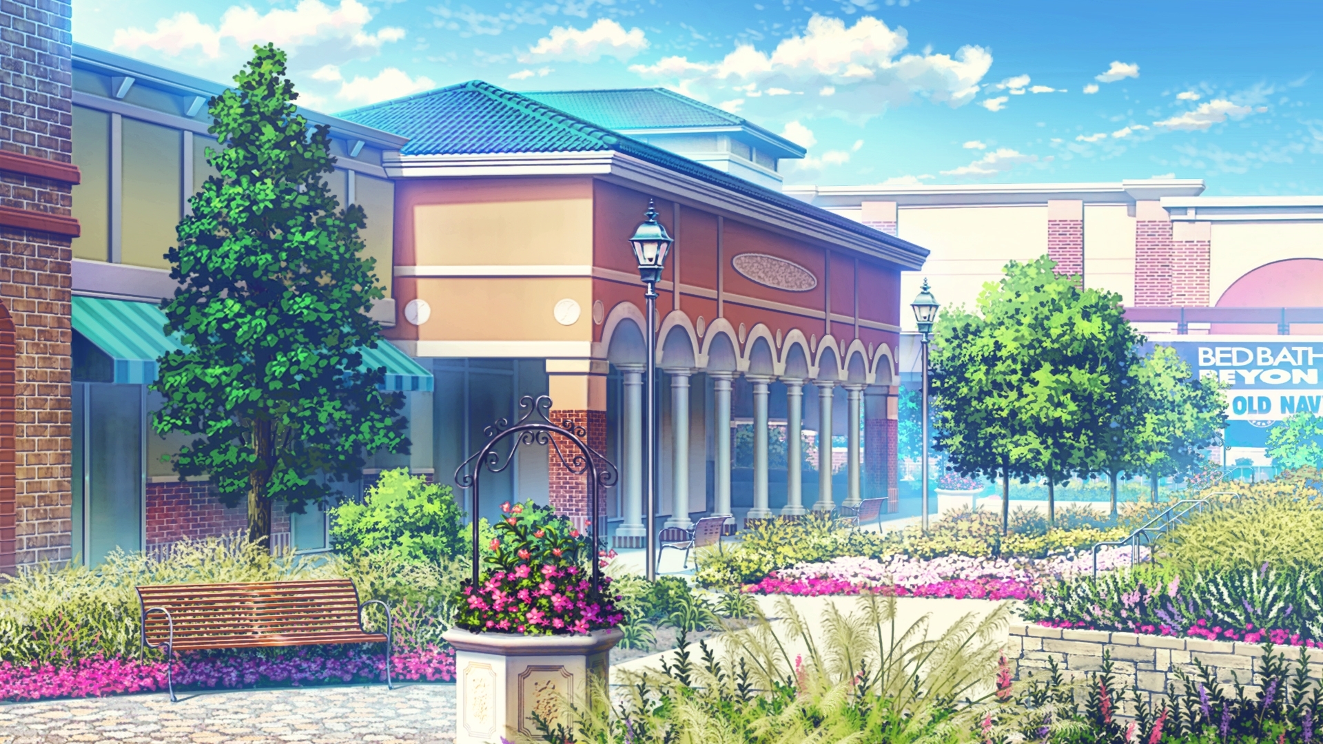 Download Anime Building HD Wallpaper by rkmlady