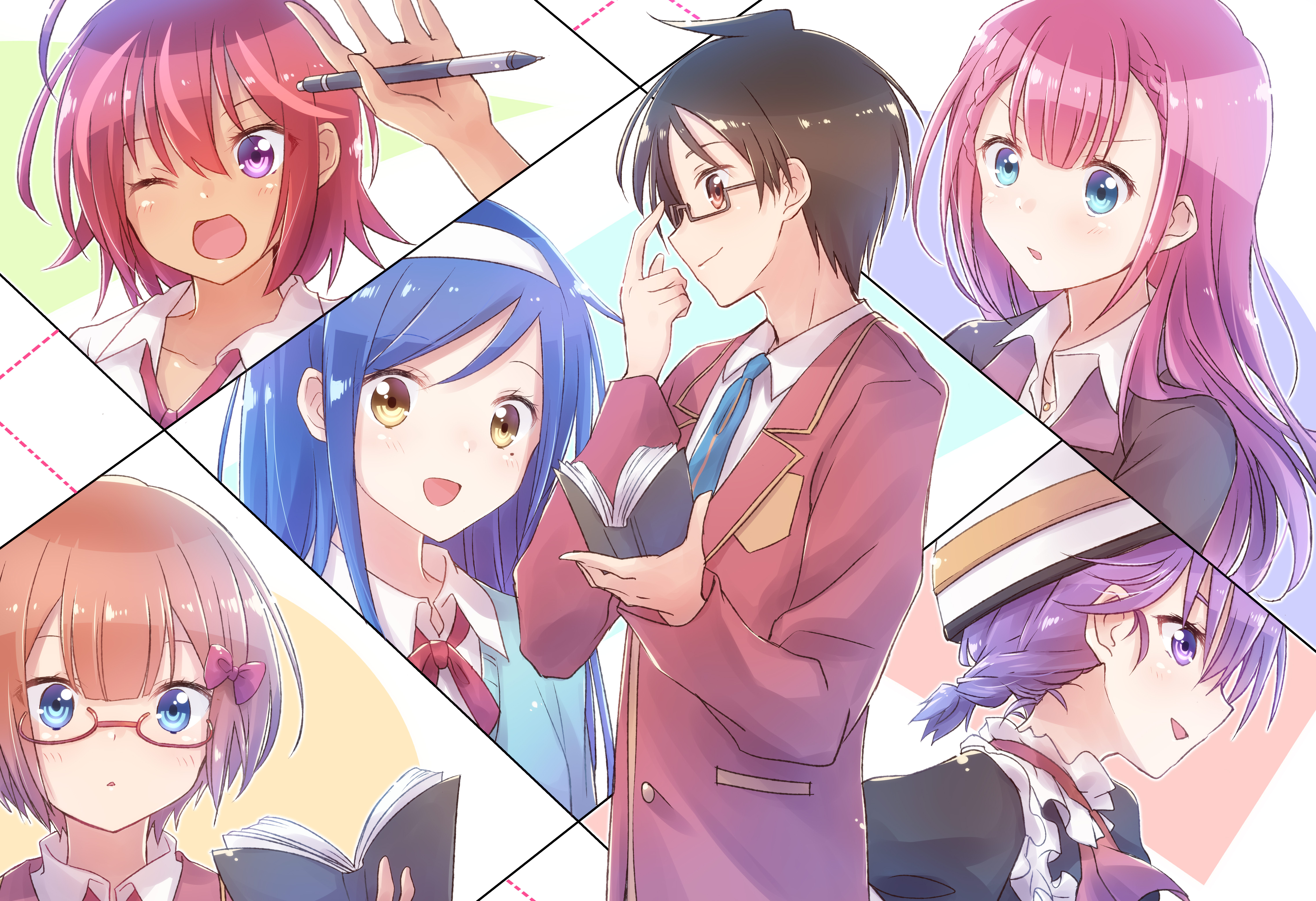 We Never Learn Nariyuki Her Genius Squad 4K Ultra HD Anime Wallpaper 