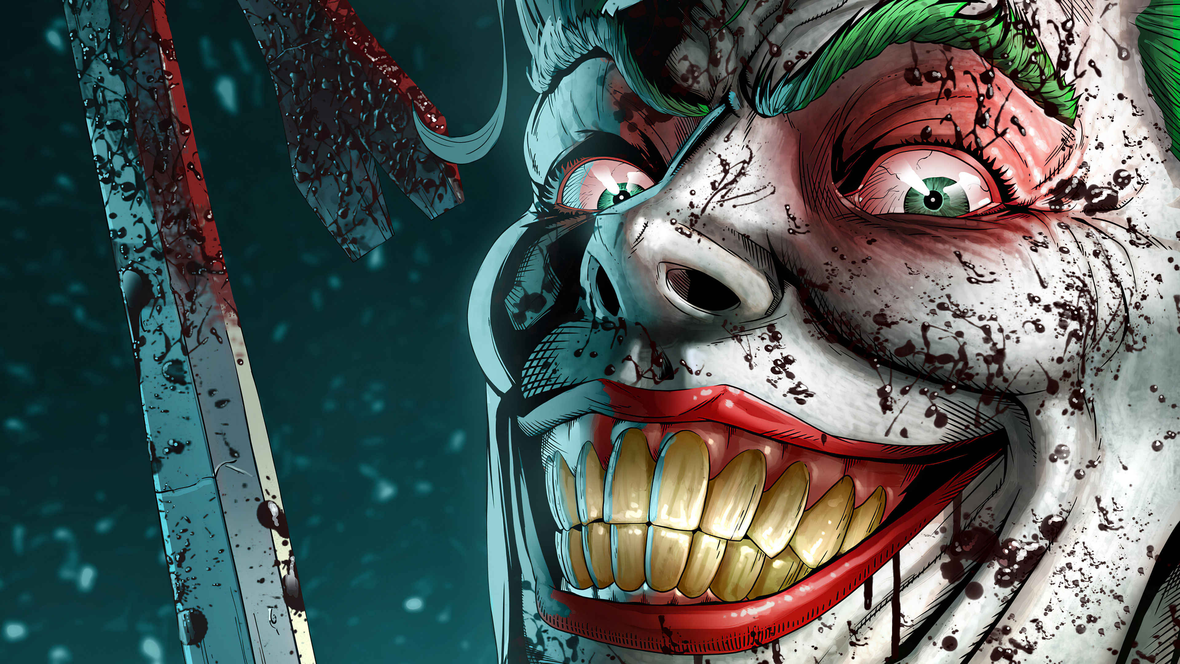 Comics Joker 4k Ultra HD Wallpaper by Alex Trpcevski