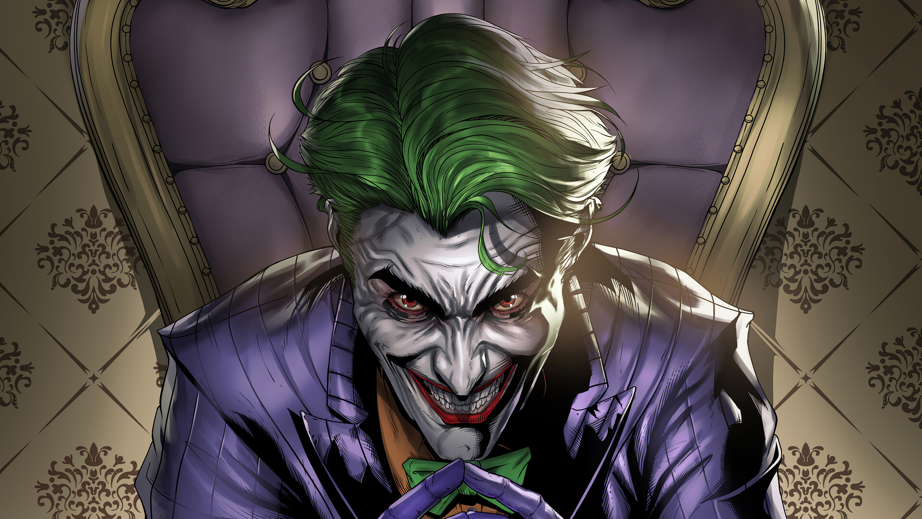 Joker 4k Ultra HD Wallpaper by Alex Trpcevski