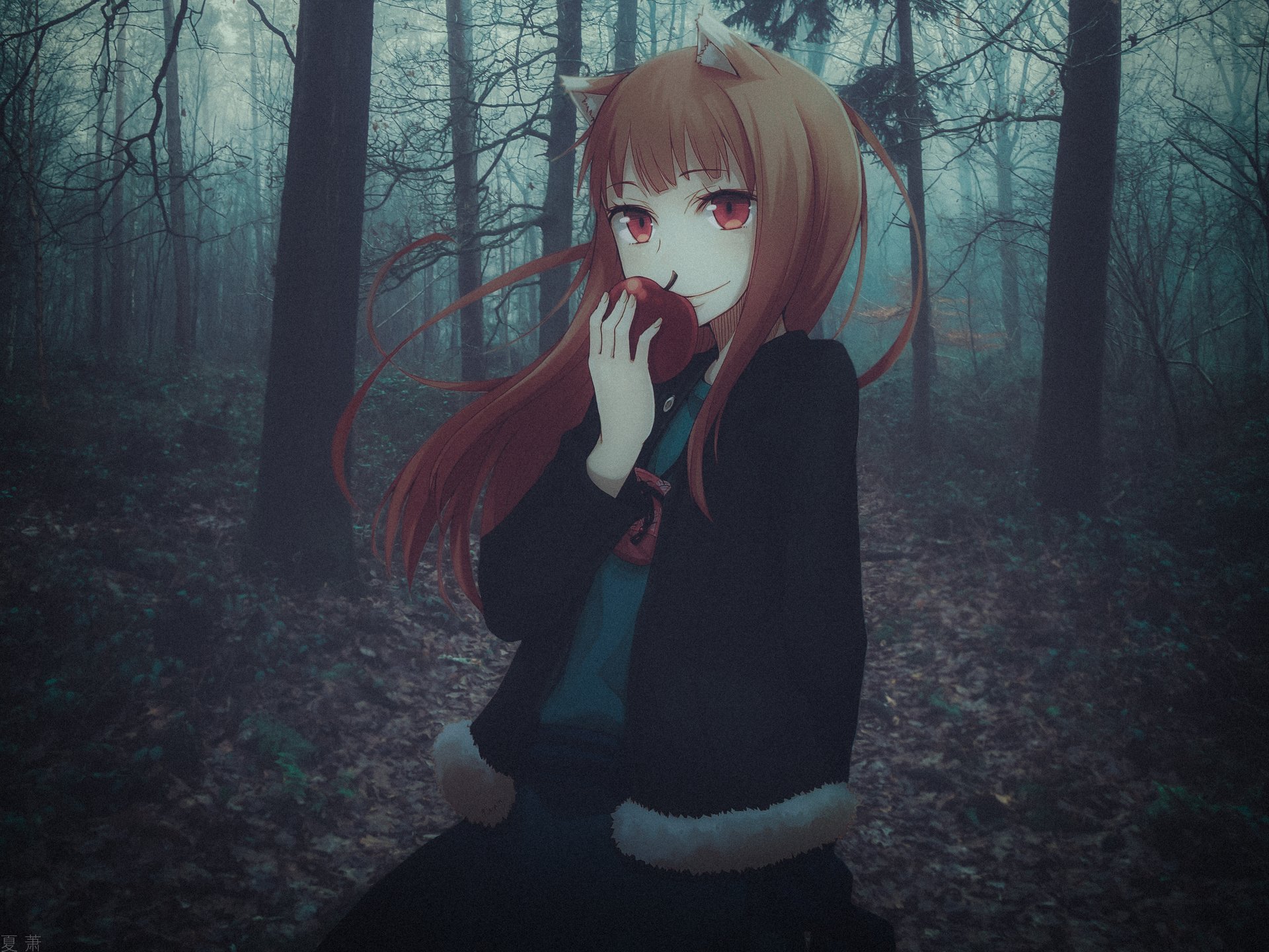 Download Forest Holo (Spice & Wolf) Anime Spice And Wolf HD Wallpaper